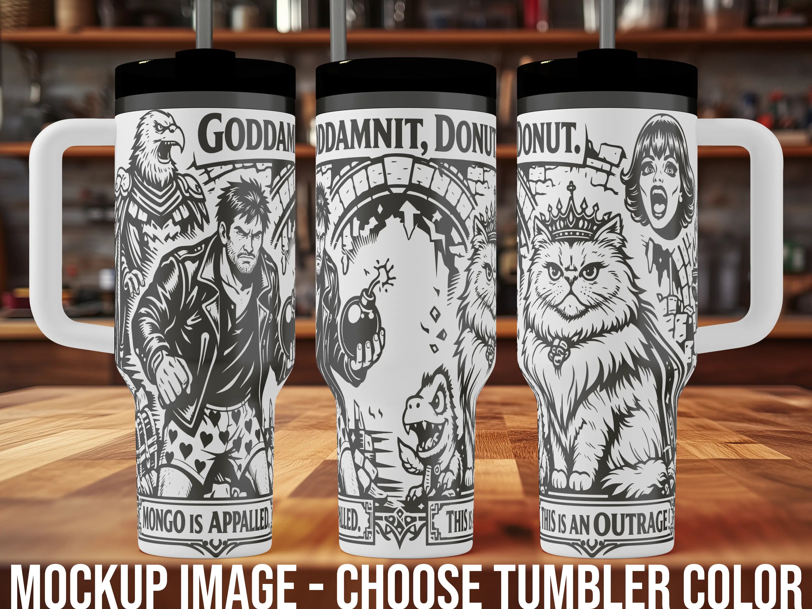 Dungeon Crawler Carl Tumbler | 40oz, 30oz, Stanleys, 20oz, 16oz, 14oz, 10oz 