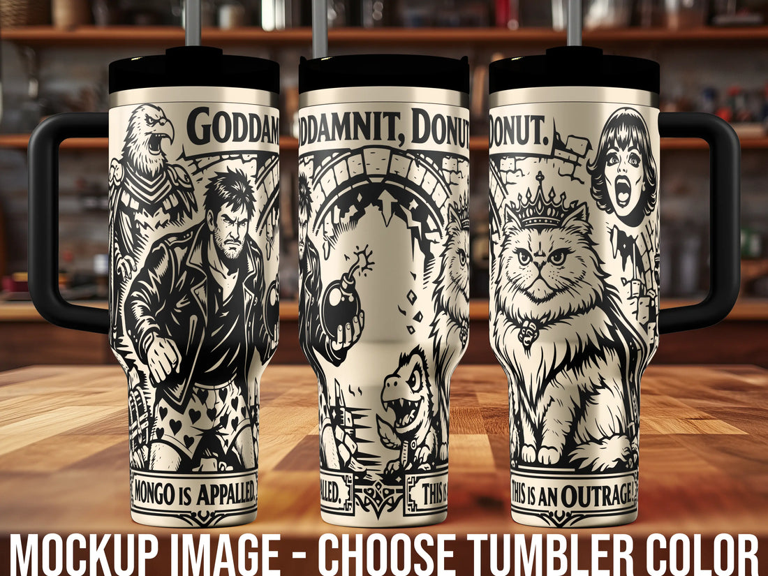 Dungeon Crawler Carl Tumbler | 40oz, 30oz, Stanleys, 20oz, 16oz, 14oz, 10oz 