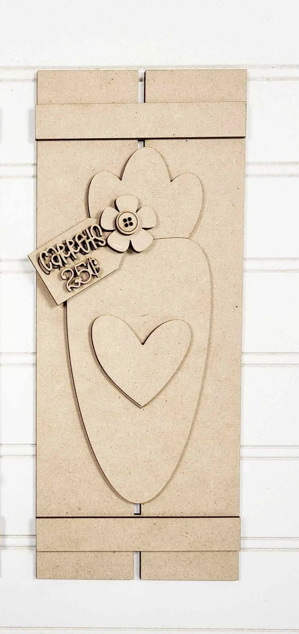 Easter Carrot Table Top Pallet SIgn | Easter | Spring Decor | DIY CUTOUT KIT 