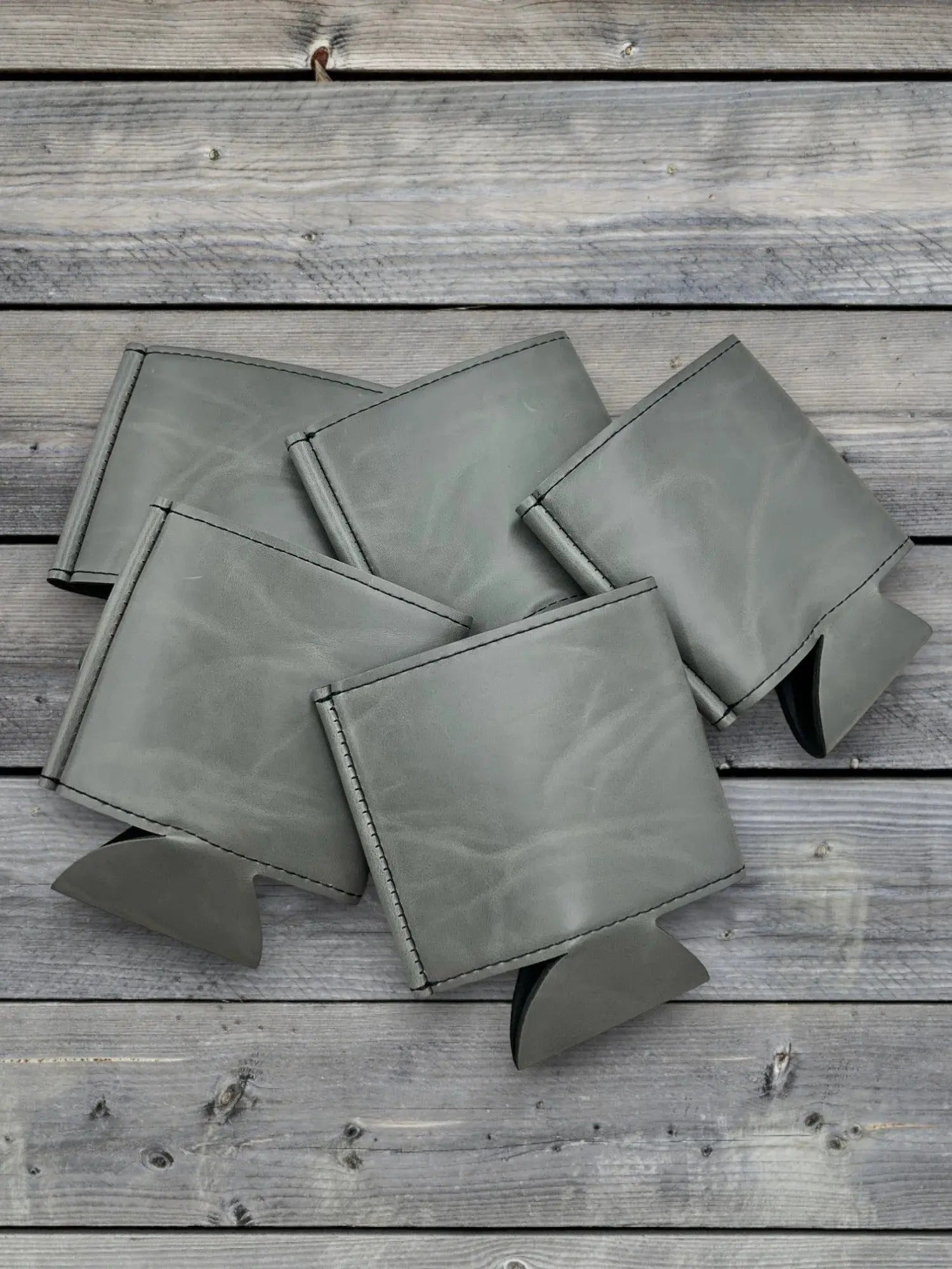 Engraved Leather Can Dusters / Can Koozies 