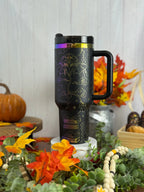Fourth Wing Tumbler Black to Rainbow 40oz 