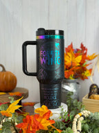 Fourth Wing Tumbler Black to Rainbow 40oz 