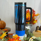 Freedom Seeds AMERICA Engraved Black to Blue40 oz Tumbler 