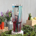 Freedom Seeds AMERICA Engraved Red/White/Blue 40 oz Tumbler 