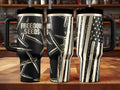 Freedom Seeds | America | Large Caliber Bullet | USA - Engraved Tumbler (30oz, 40oz, + Stanleys)
