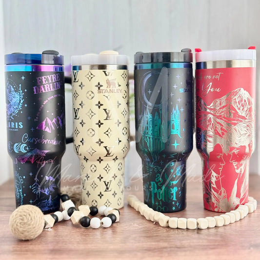 Full Custom Design and Wrap Quencher Tumbler (30oz, 40oz, + Stanleys) 