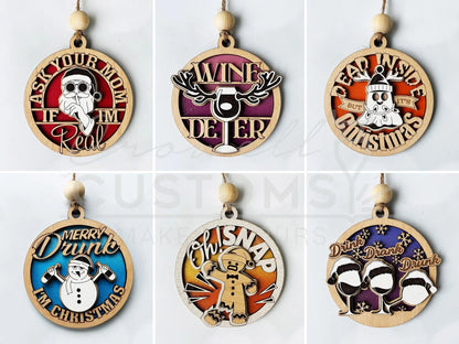 Fun & Sassy Cristmas Ornaments (PG) 