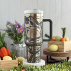 Gearhead Engraved Car Guy Tumbler Grey 40oz 