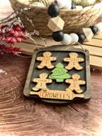 Gingerbread Family Baking Pan Ornament - 3 Sizes! 