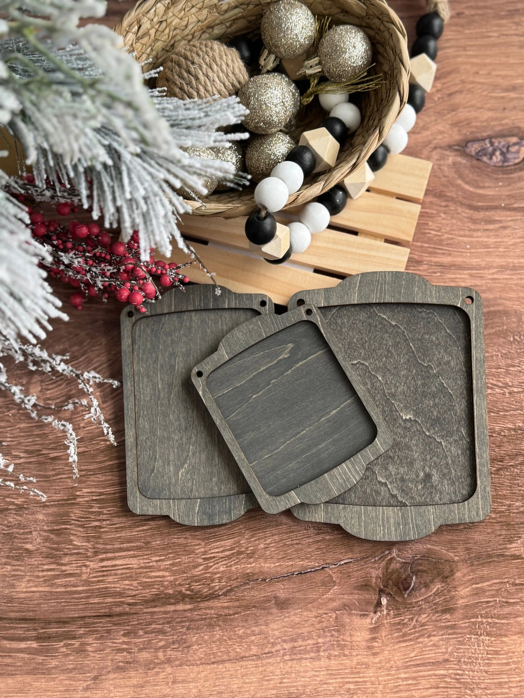 Gingerbread Family Baking Pan Ornament - 3 Sizes! 