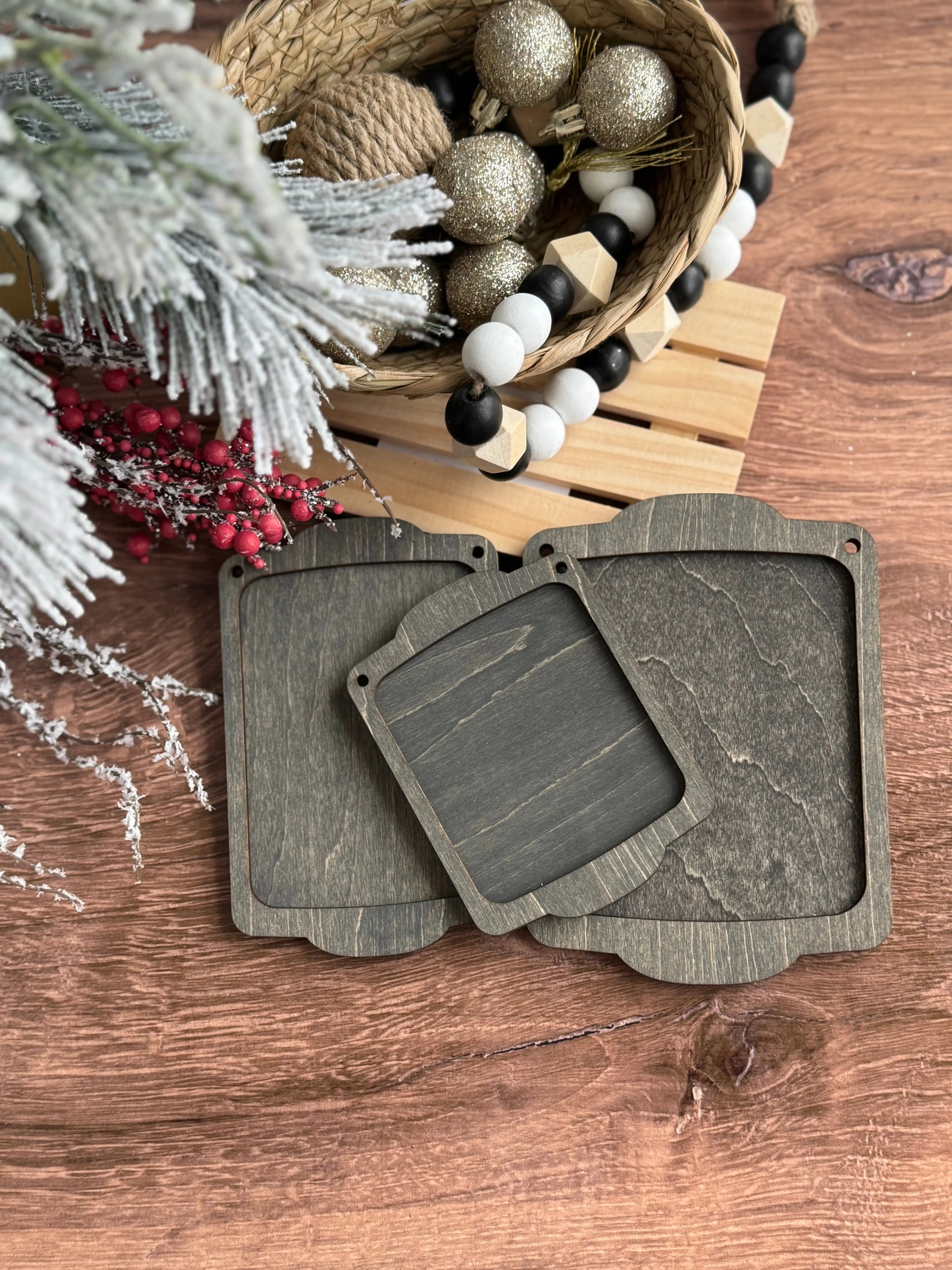 Gingerbread Family Baking Pan Ornament - 3 Sizes! 