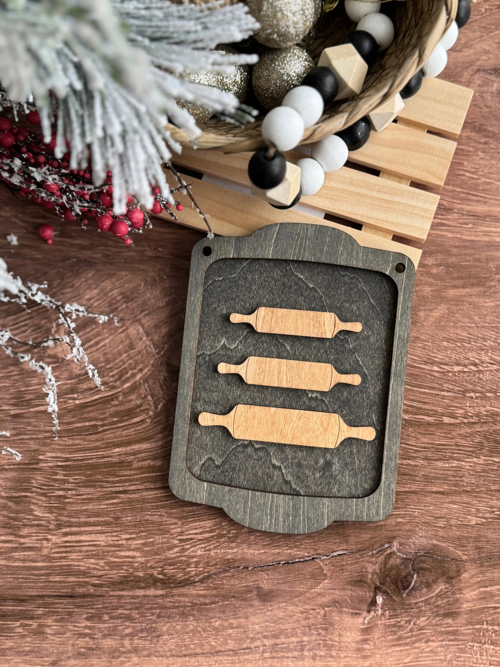 Gingerbread Family Baking Pan Ornament - 3 Sizes! 