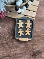 Gingerbread Family Baking Pan Ornament - 3 Sizes! 