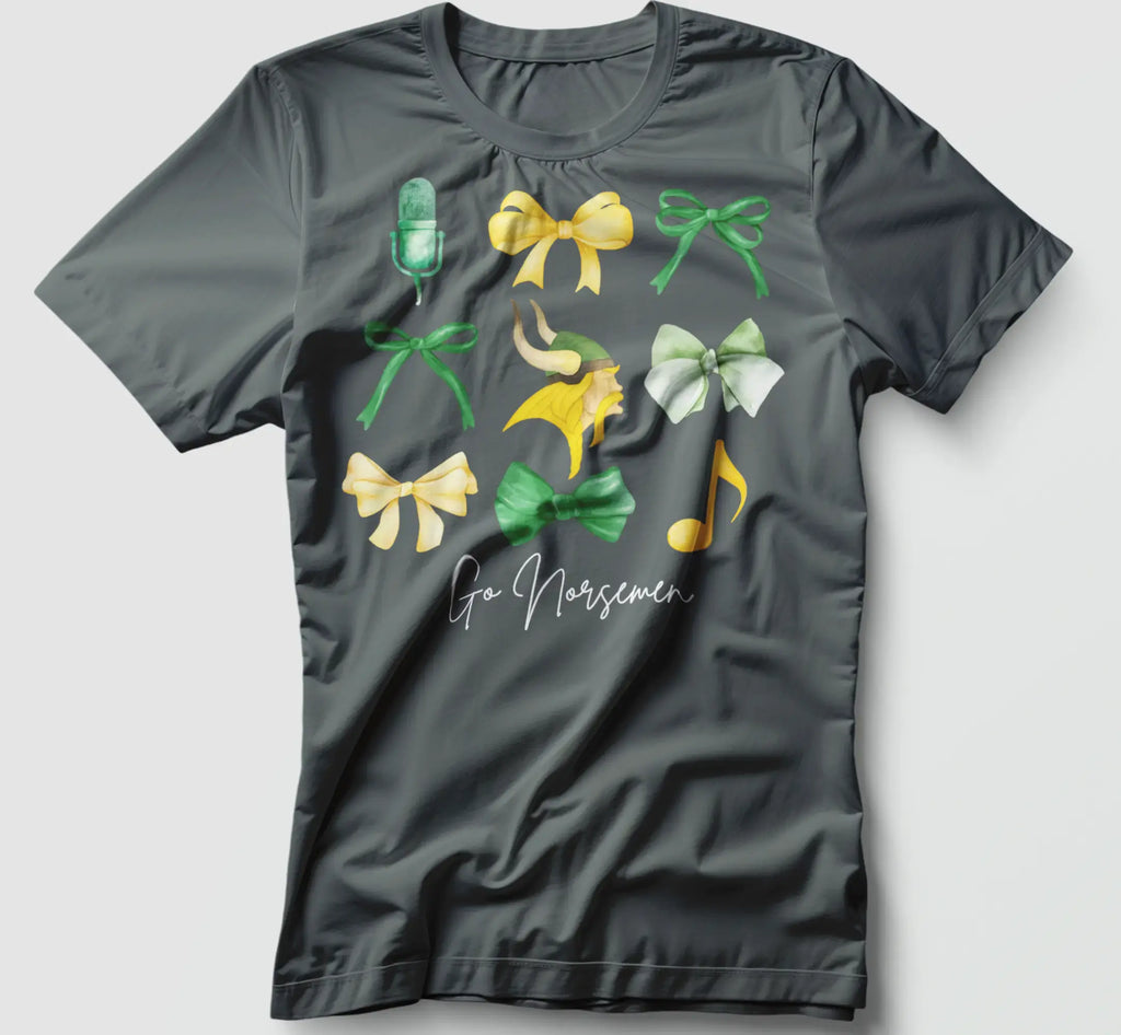 Go Norsemen Choir Tee / Hoodie – Coquette Bow Design