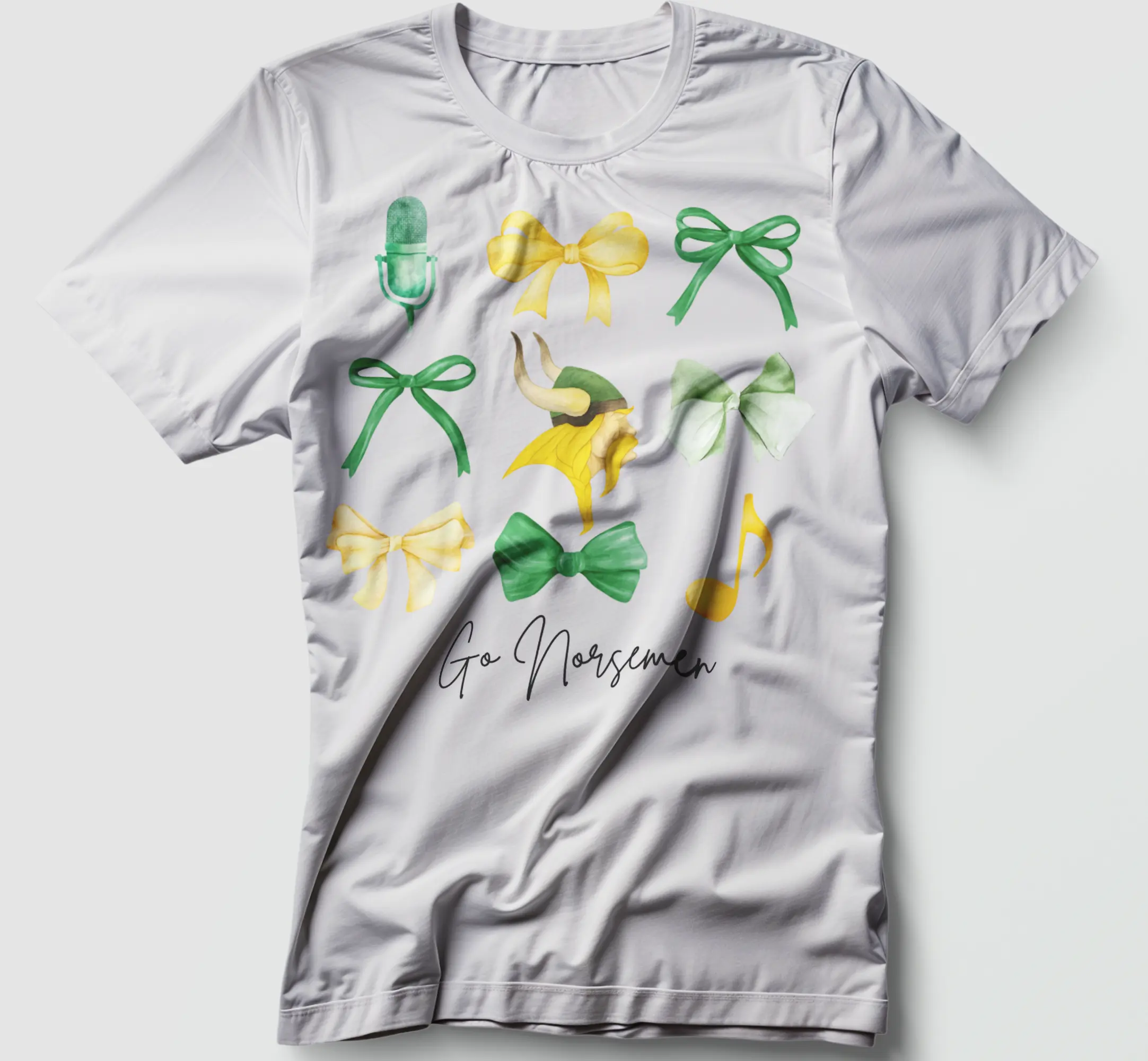 Go Norsemen Choir Tee / Hoodie – Coquette Bow Design