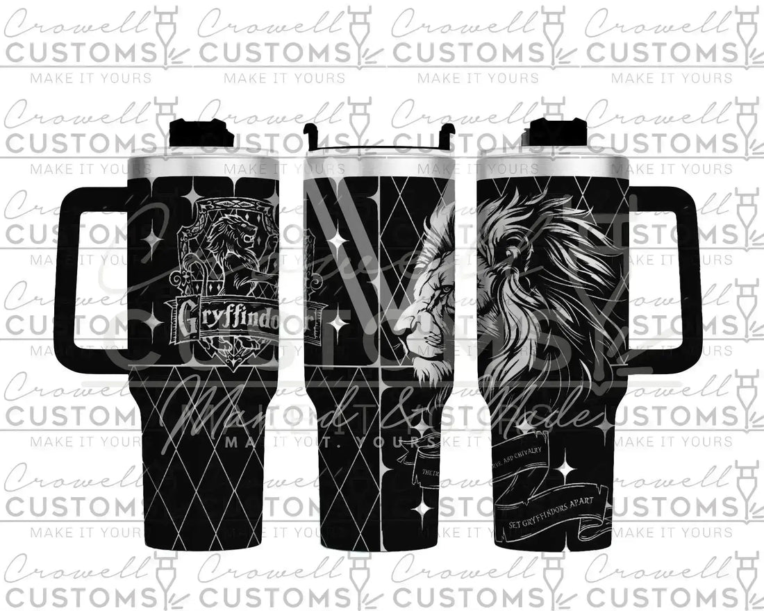 Gryffindor! Harry Potter Hogwarts House Quencher Tumbler (30oz, 40oz, + Stanleys) (V1) 