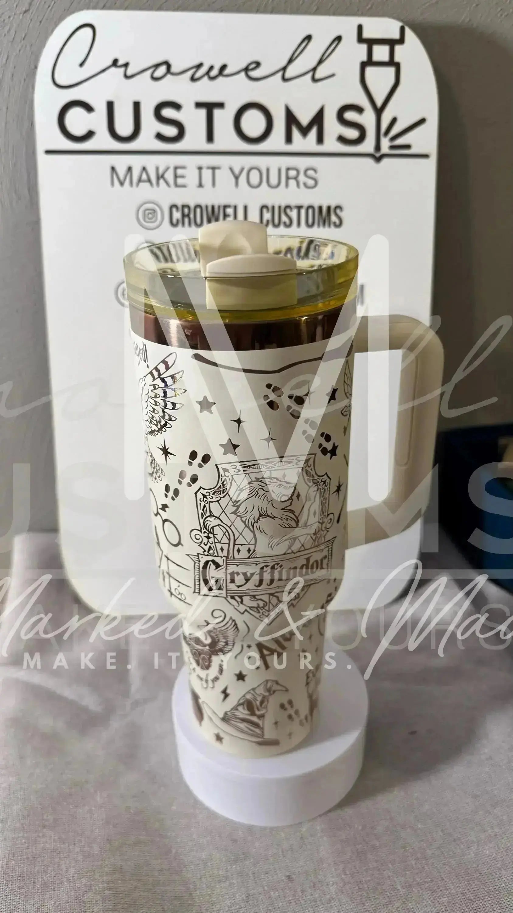 Gryffindor! Harry Potter Hogwarts House Quencher Tumbler (30oz, 40oz, + Stanleys) (V2) 