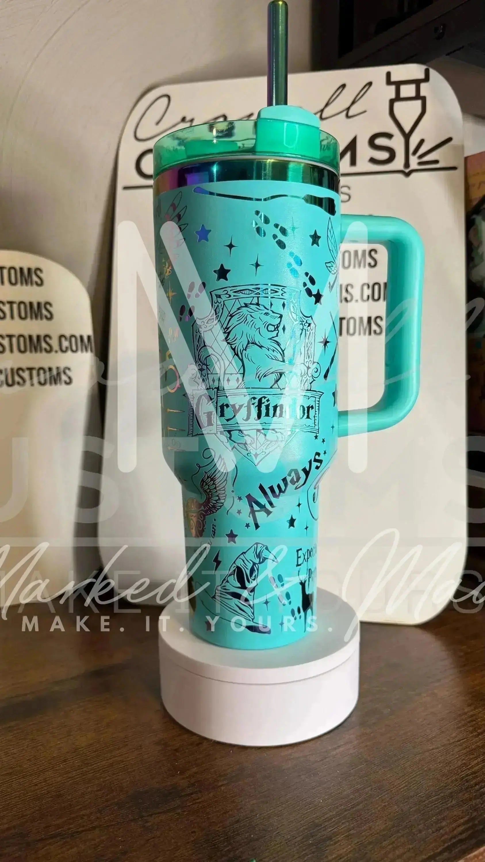 Gryffindor! Harry Potter Hogwarts House Quencher Tumbler (30oz, 40oz, + Stanleys) (V2) 