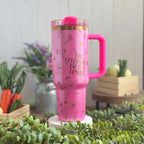 Hairstylist / Certified Hairapist Pink Shimmer to Copper Tumbler 40 oz 