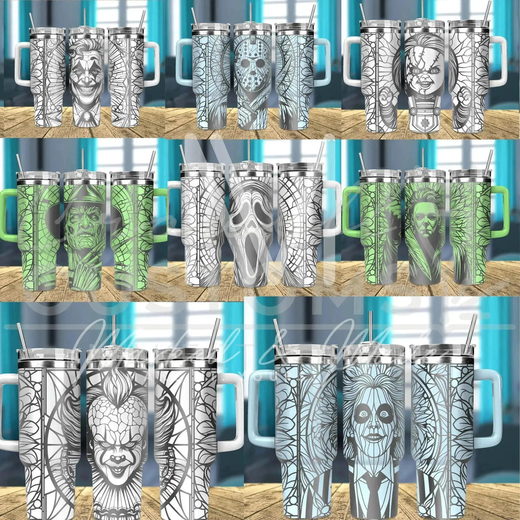 Halloween Tumbler -Choose Your Nightmare - Quencher Tumbler (30oz, 40oz, + Stanleys)