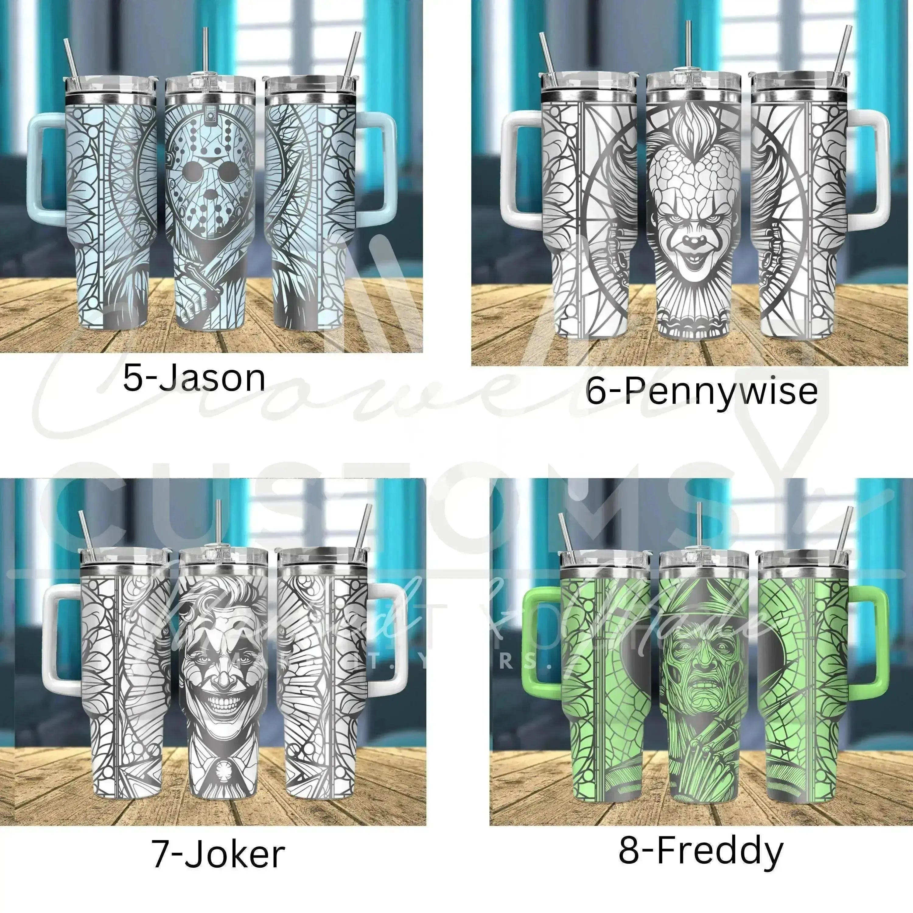 Halloween Tumbler -Choose Your Nightmare - Quencher Tumbler (30oz, 40oz, + Stanleys)