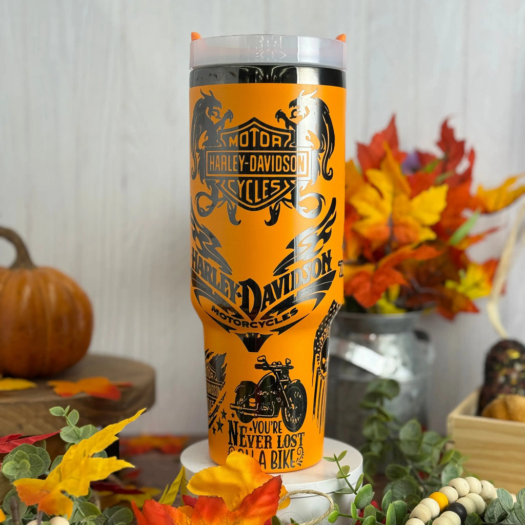 Harley-Davidson  Tumbler Orange to Black 40oz 