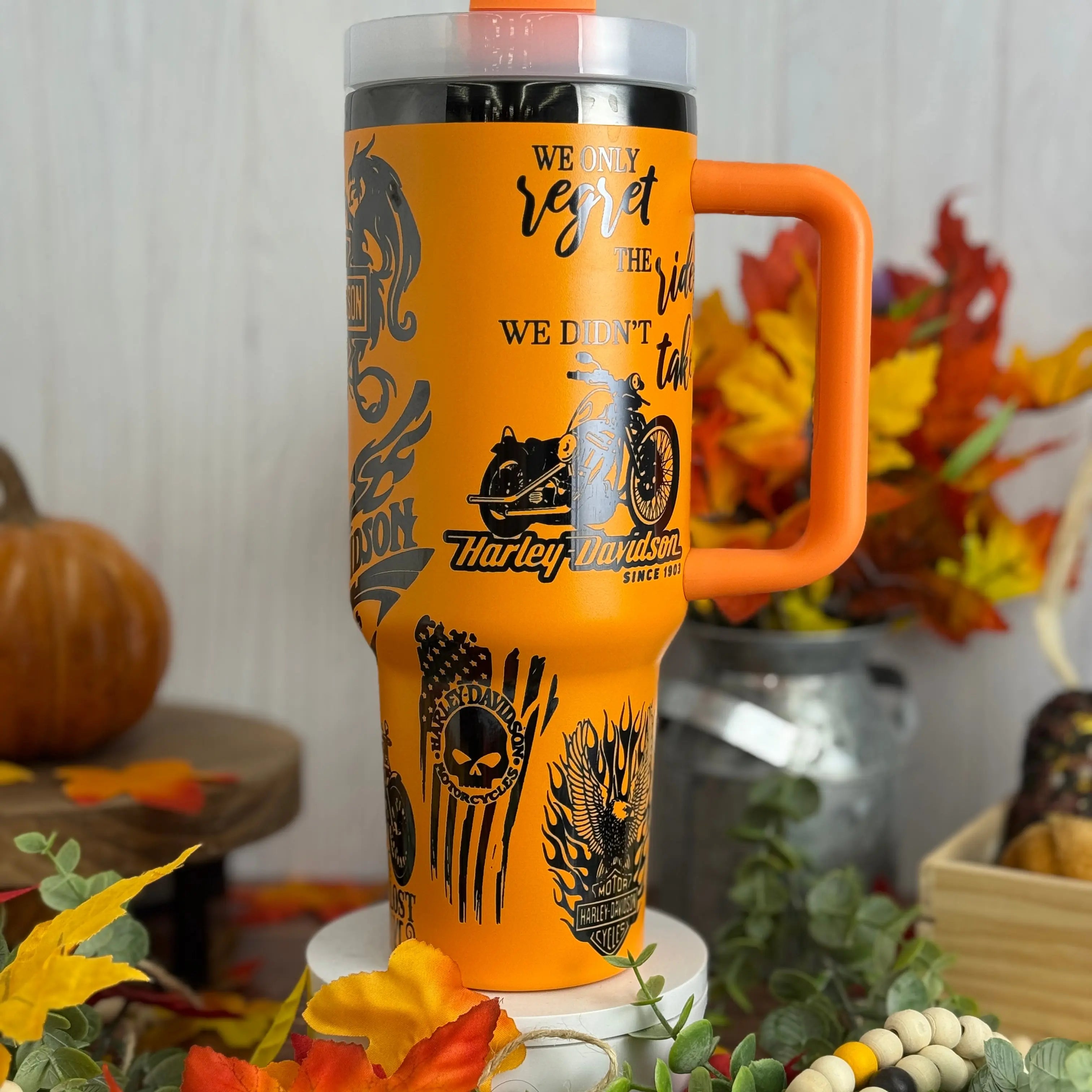 Harley-Davidson  Tumbler Orange to Black 40oz 