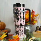 Harley Quinn Tumbler  Pink to Black 40 oz 