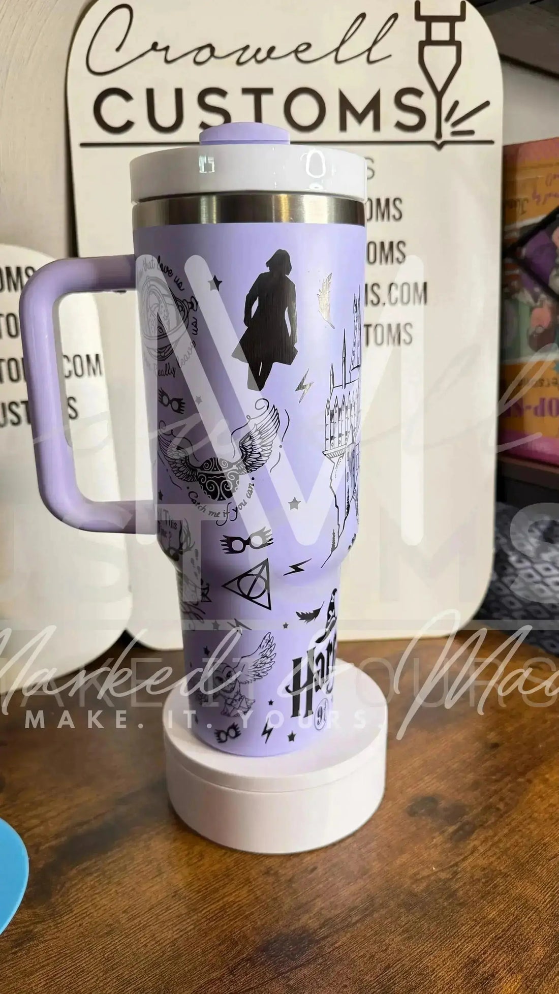 Harry Potter Spells Quencher Tumbler (30oz, 40oz, + Stanleys)