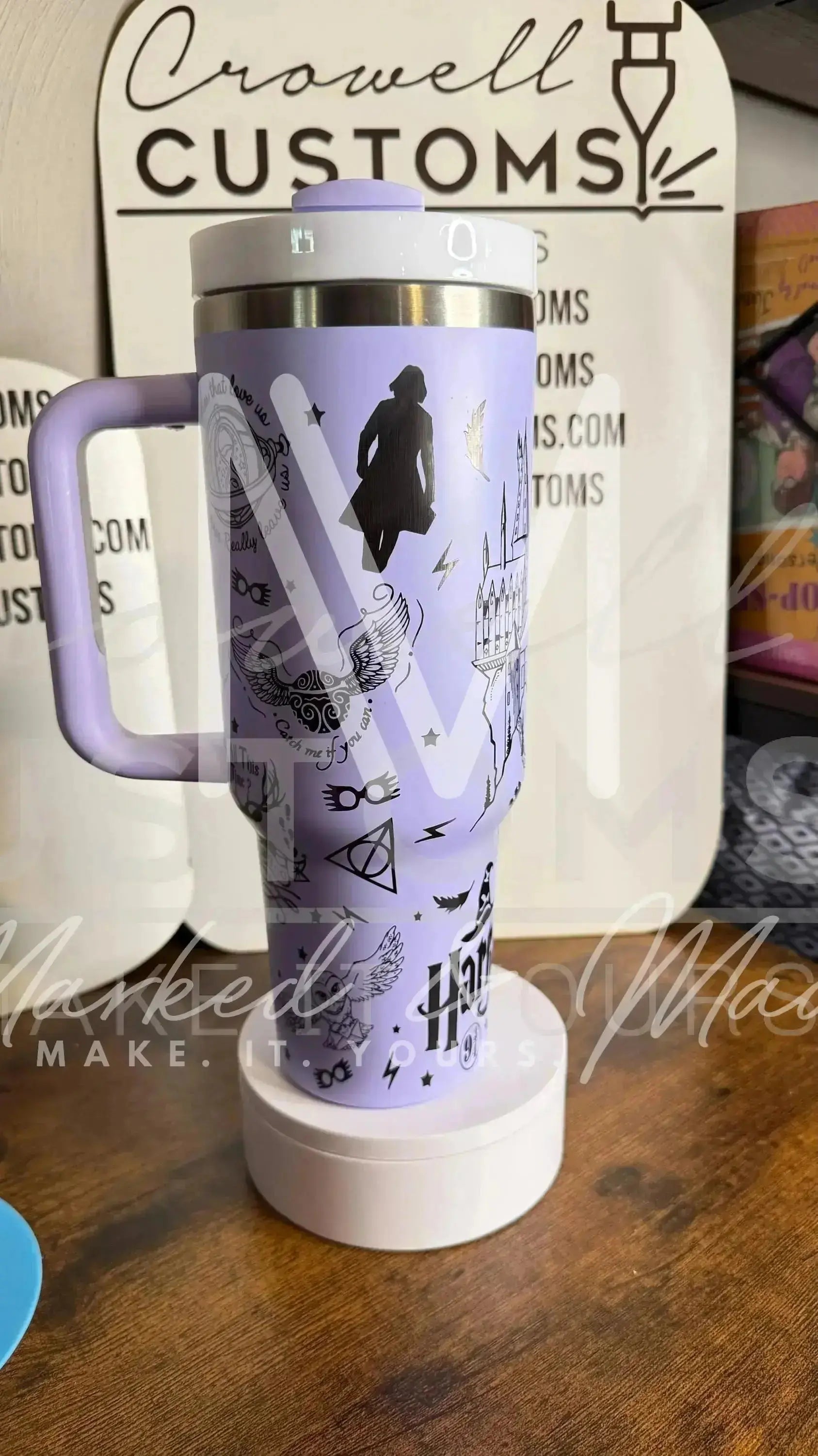 Harry Potter Spells Quencher Tumbler (30oz, 40oz, + Stanleys)