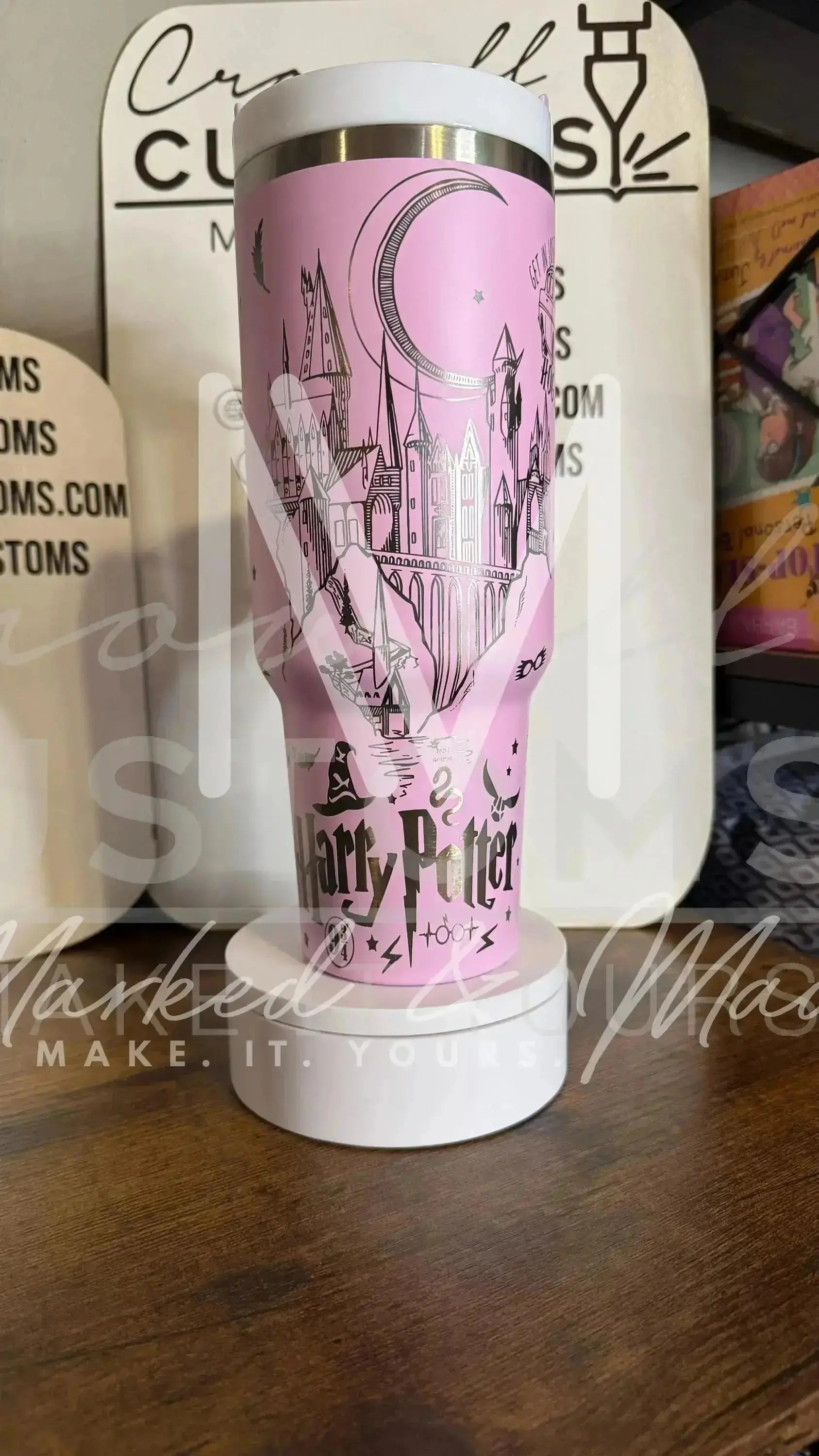 Harry Potter Spells Quencher Tumbler (30oz, 40oz, + Stanleys)