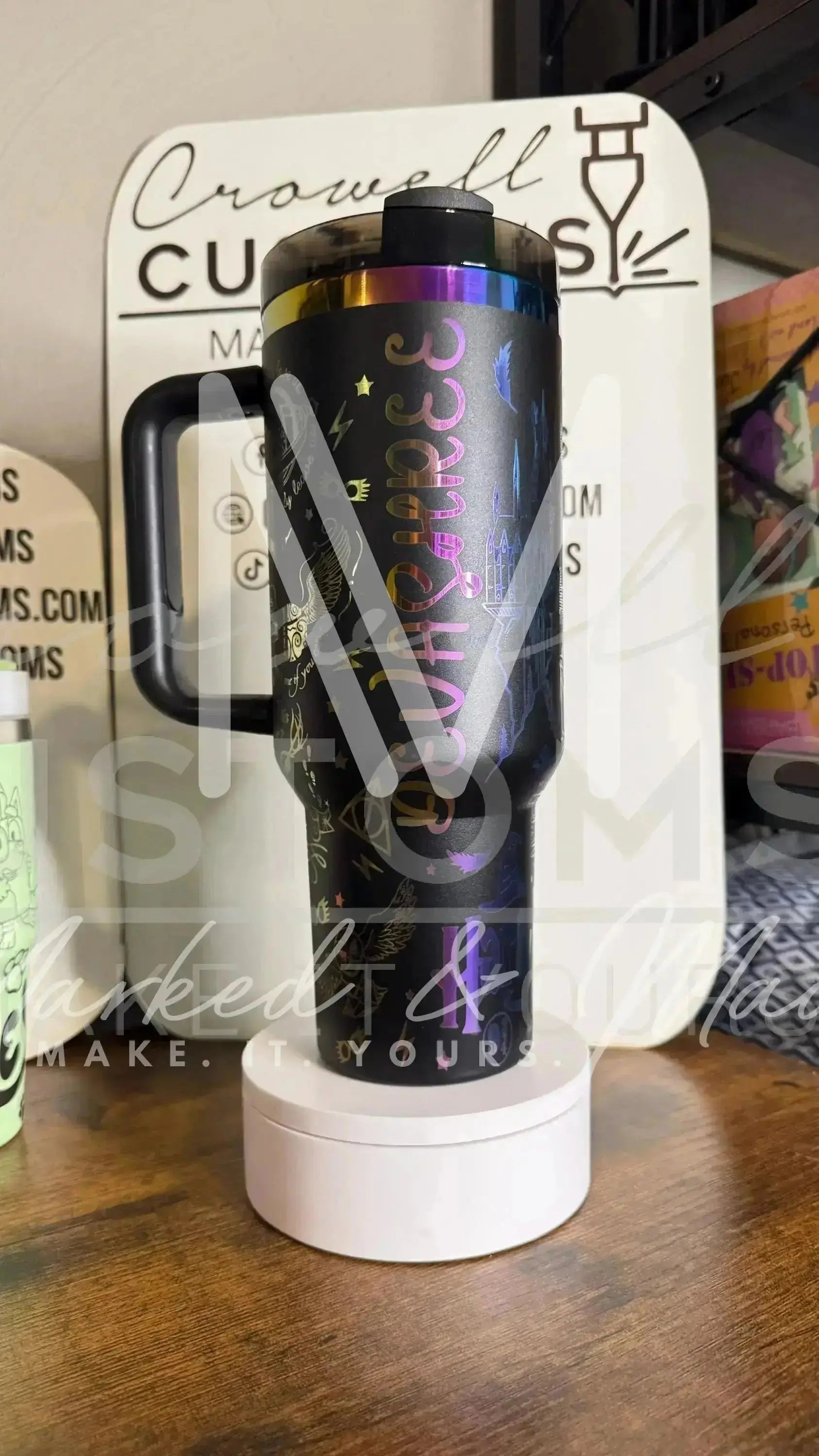 Harry Potter Spells Quencher Tumbler (30oz, 40oz, + Stanleys)