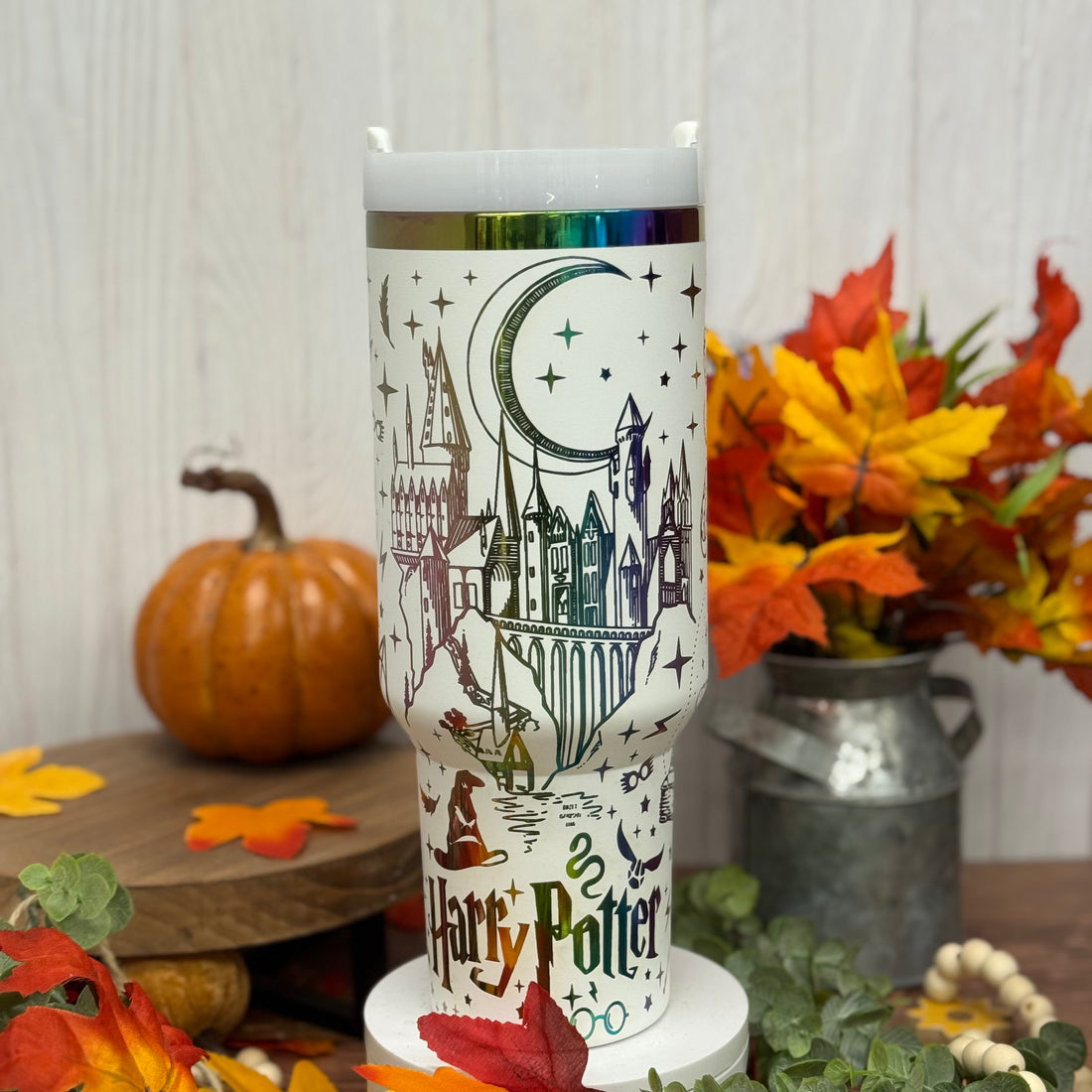 Harry Potter Tumbler White to Rainbow 40oz 
