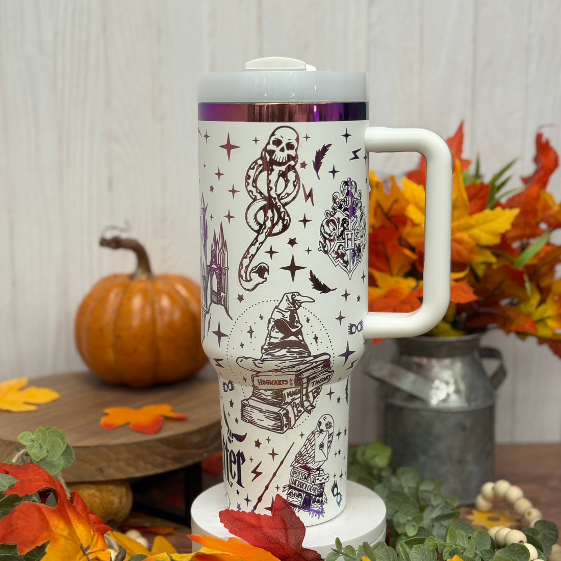 Harry Potter Tumbler White to Rainbow 40oz 