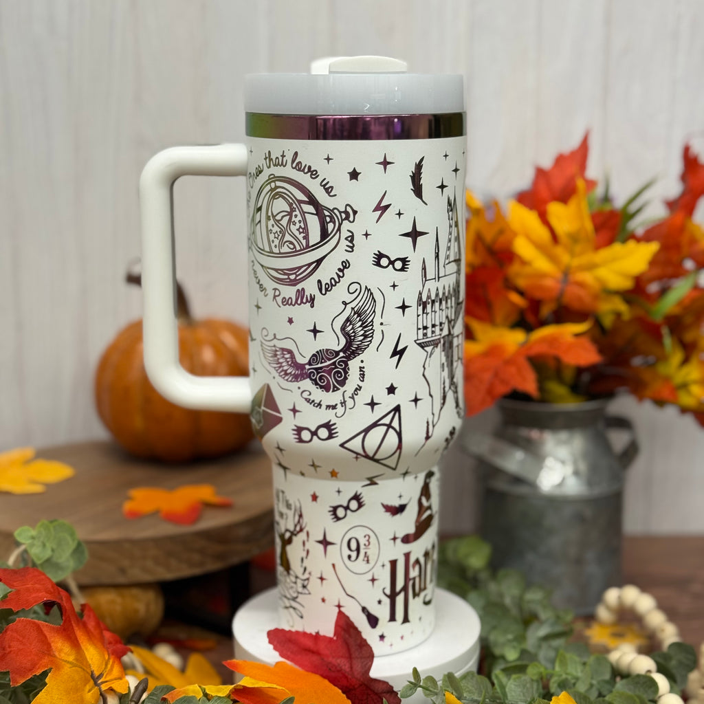 Harry Potter Tumbler White to Rainbow 40oz 