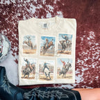 Rodeo Stamp – Western Bull Riding – Tee / Long Sleeve / Hoodie / Crewneck