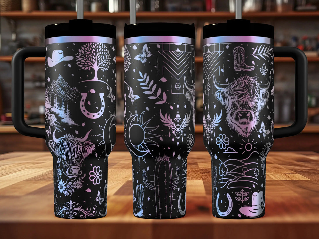 Highland Cow Quencher Tumbler (30oz, 40oz, + Stanleys) 