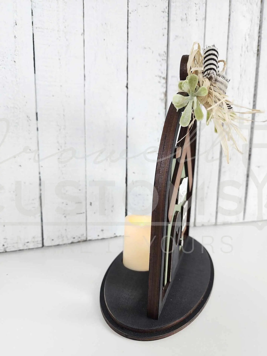 Home Cloche Votive Holder | 6" x 8" | Home Collection | Home Decor | Votive Candle Holder | Rustic 