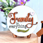 Home Collection Decor Set | Good For Tiered Trays or Shelf | Votive Holder | Sign | Decor | Rustic 