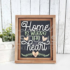 Home Collection Family Signs 6.75" x 8"| DIY WOOD CUTOUT KIT | 1-3 Signs | Home Decor | Rustic | Home Sweet Home 