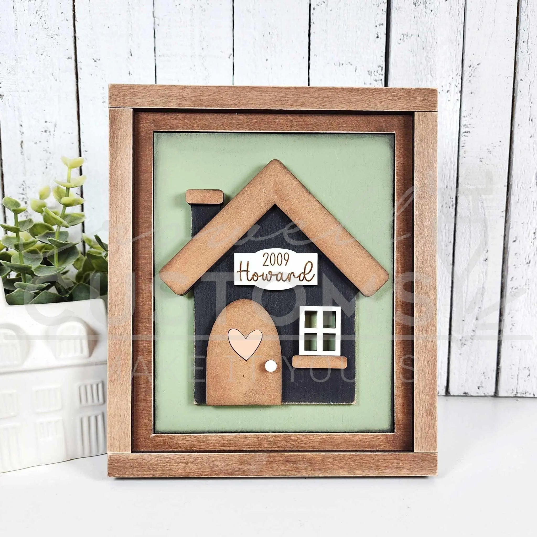 Home Collection Family Signs 6.75" x 8" | 1-3 Signs | Home Decor | Rustic | Home Sweet Home 