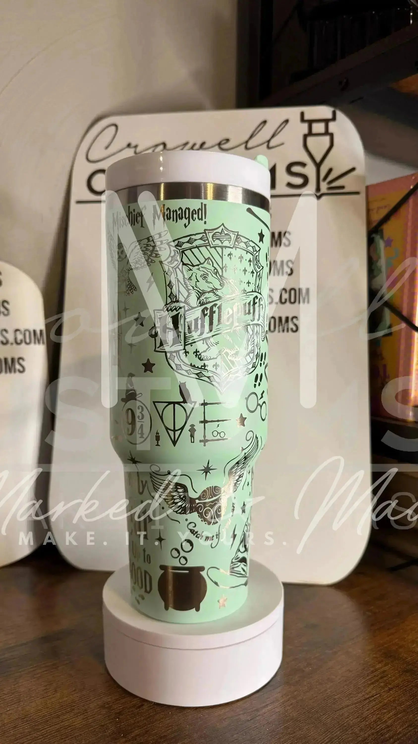 Hufflepuff! Harry Potter Hogwarts House Quencher Tumbler (30oz, 40oz, + Stanleys) (V2)