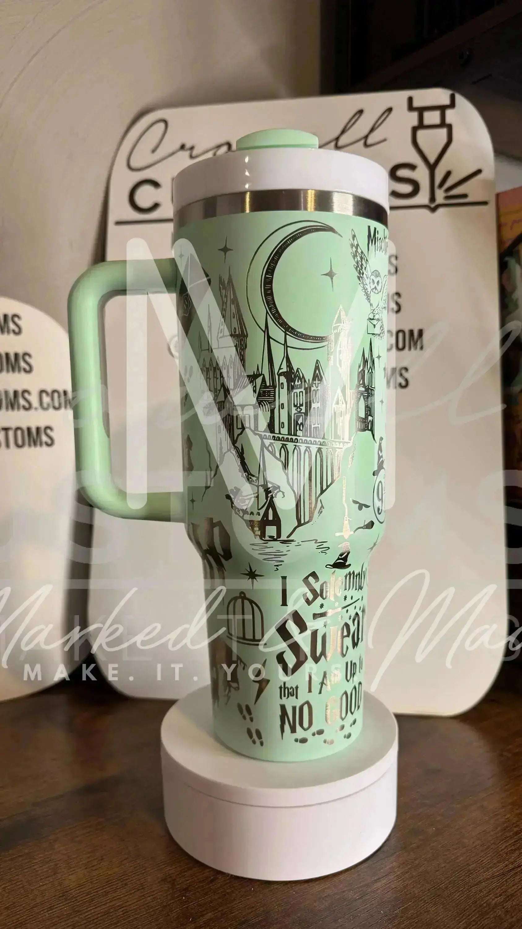 Hufflepuff! Harry Potter Hogwarts House Quencher Tumbler (30oz, 40oz, + Stanleys) (V2)