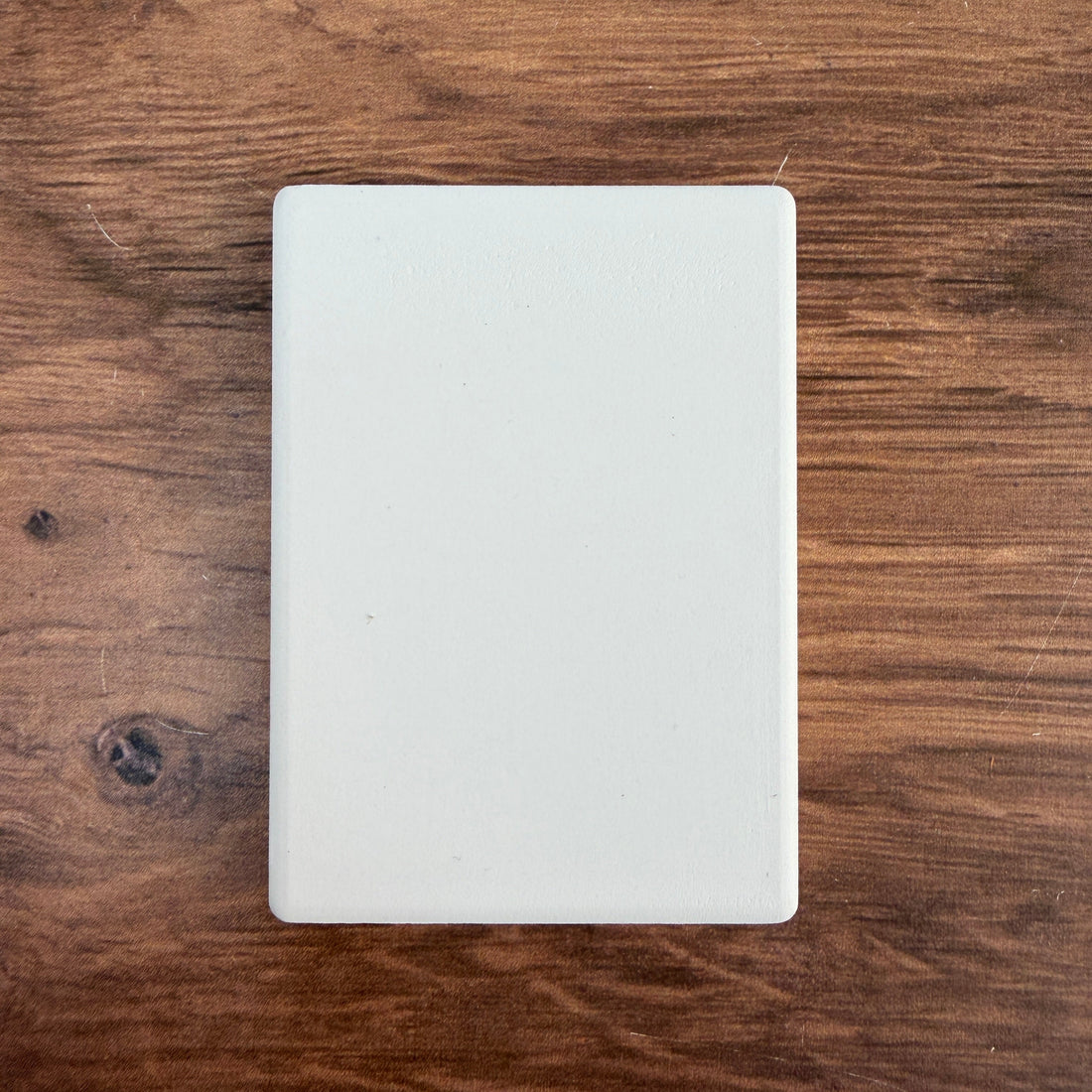 Blank ceramic magnet shapes before printing