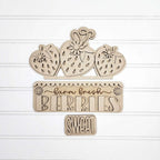 Interchangeable Berry Sweet Strawberry Truck Insert| Interchangeable Truck Add-On 