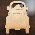 Interchangeable Farmhouse Truck | Truck Base | Interchangeable Base | Seasonal Decor Farmhouse Truck Base | DIY CUTOUT KIT 