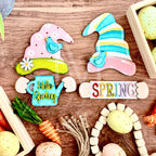 Interchangeable Gnome Bases Set | Boy and Girl Gnome + Starter Add-On Set | Interchangeable Seasonal Decor | DIY CUTOUT KIT 