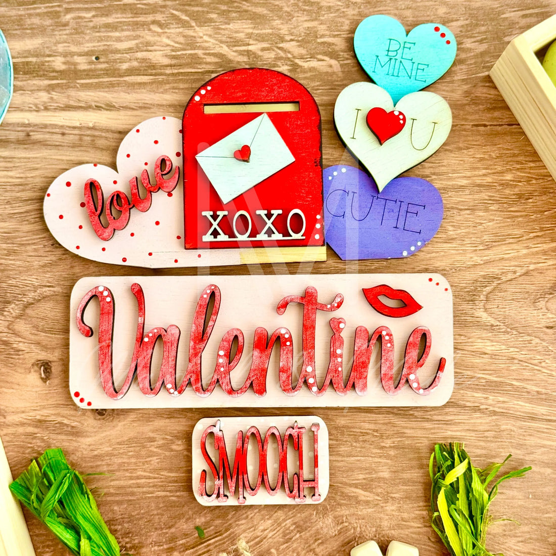 Interchangeable Valentine's Day | Love | Interchangeable Truck Add-On | DIY CUTOUT KIT 