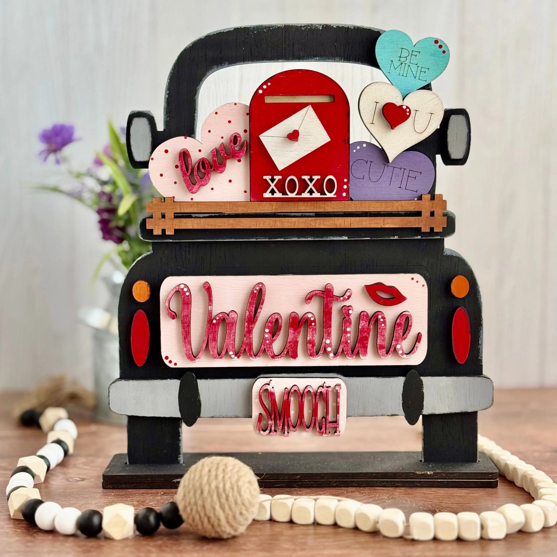 Interchangeable Valentine's Day | Love | Interchangeable Truck Add-On | DIY CUTOUT KIT 