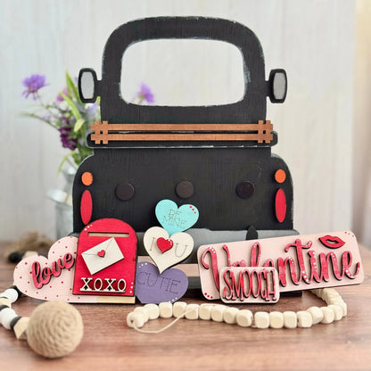 Interchangeable Valentine's Day | Love | Interchangeable Truck Add-On | DIY CUTOUT KIT 